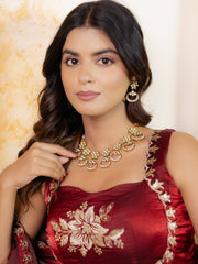 KUNDAN MINIMAL NECKPIECE SET I