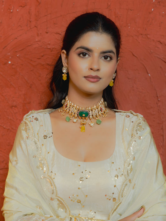 KUNDAN CHOKER SET