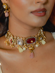 KUNDAN CHOKER SET