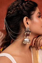 Alia Earrings with Sahara Chain