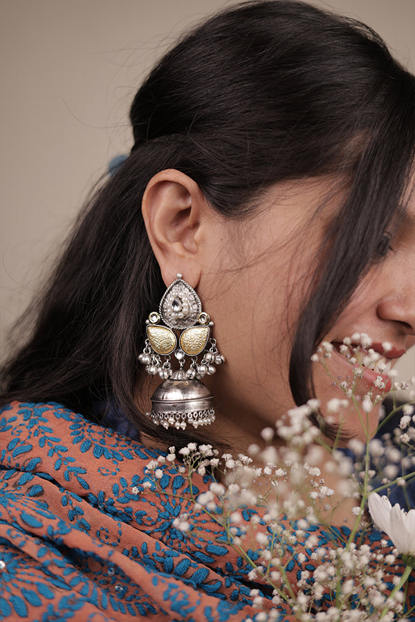 DUAL SHADE JHUMKAS