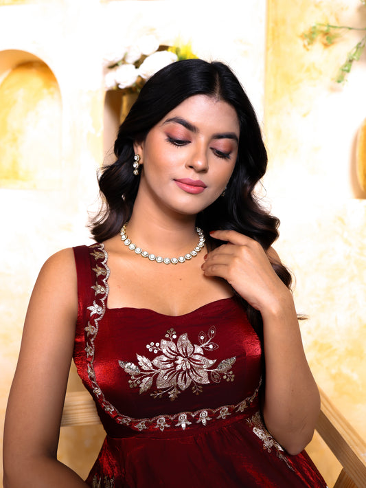 KUNDAN MINIMAL NECKPIECE SET II