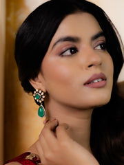 KUNDAN MOISSANITE EARRINGS I