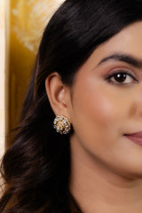 KUNDAN MOISSANITE JHUMKIS