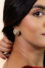 KUNDAN MOISSANITE JHUMKIS