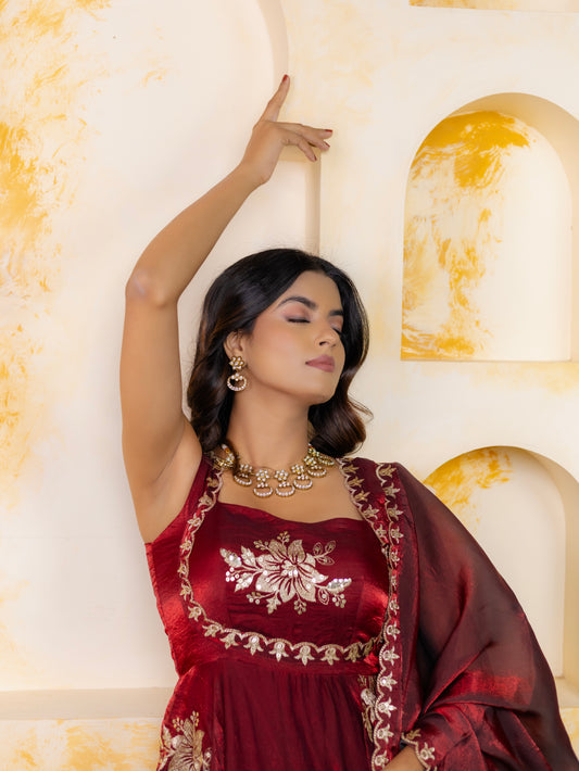 KUNDAN MINIMAL NECKPIECE SET I