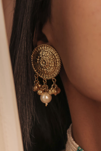 MOTI & MEENAKARI CHARM CHOKER