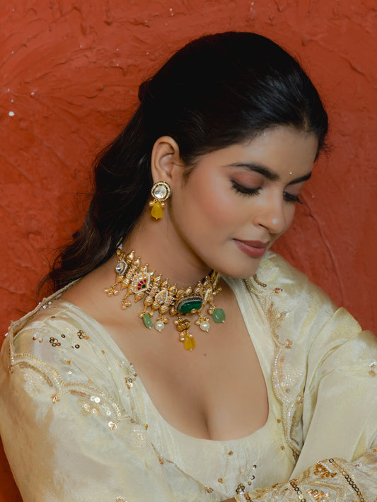 KUNDAN CHOKER SET