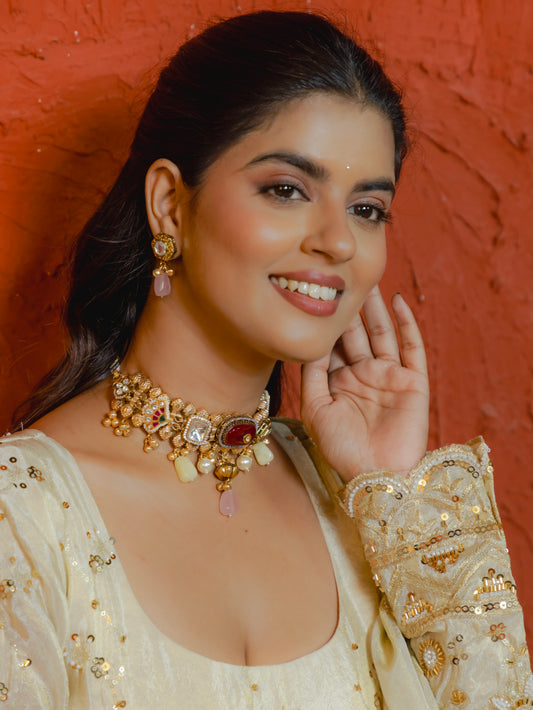 KUNDAN CHOKER SET