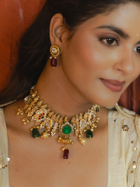 KUNDAN CHOKER SET
