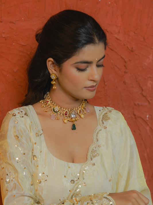 KUNDAN CHOKER SET