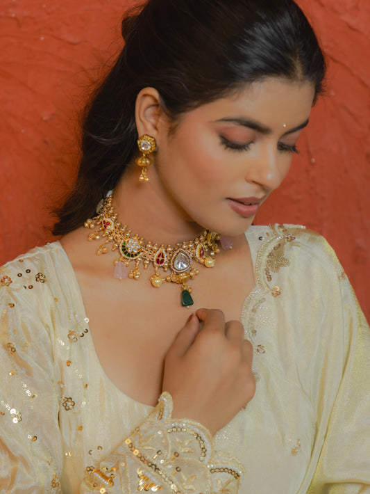KUNDAN CHOKER SET