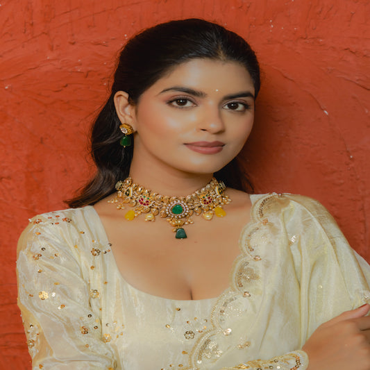 KUNDAN CHOKER SET