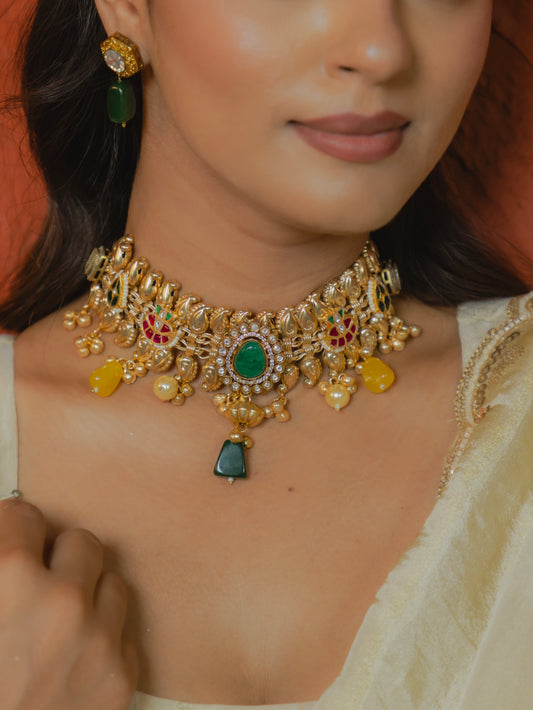 KUNDAN CHOKER SET