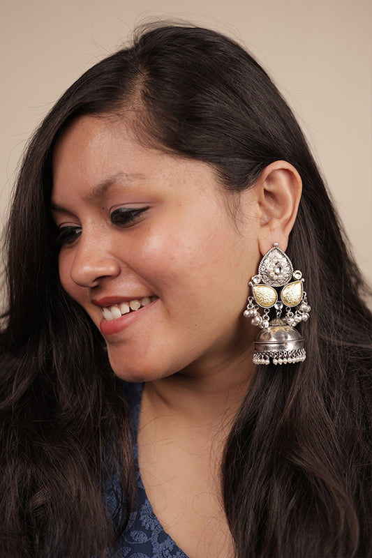 DUAL SHADE JHUMKAS