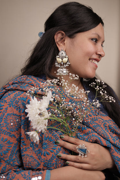 DUAL SHADE JHUMKAS
