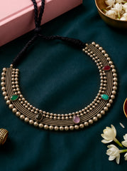 Phullara Rakhi Gift Set for Sister – Peacock Silver