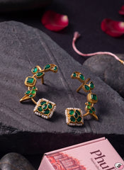 Phullara Rakhi Gift Set for Sister – Meenakari Gold Edit